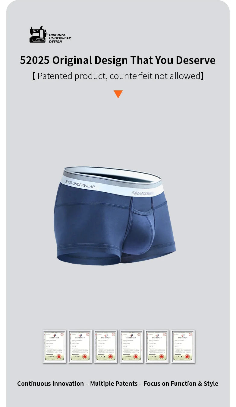 52025 Micromodal-Boxershorts/Badehose für Herren – höchster Komfort, ultimative Weichheit und luxuriöses Gefühl. Stilvolle und extrem bequeme Passform