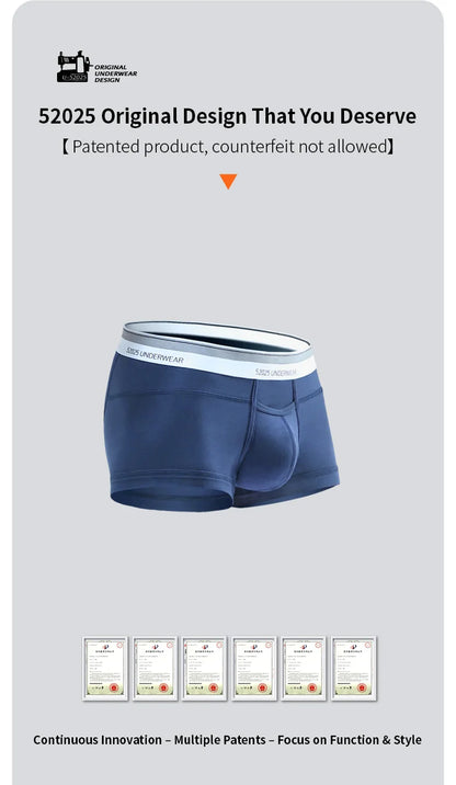 52025 Micromodal-Boxershorts/Badehose für Herren – höchster Komfort, ultimative Weichheit und luxuriöses Gefühl. Stilvolle und extrem bequeme Passform