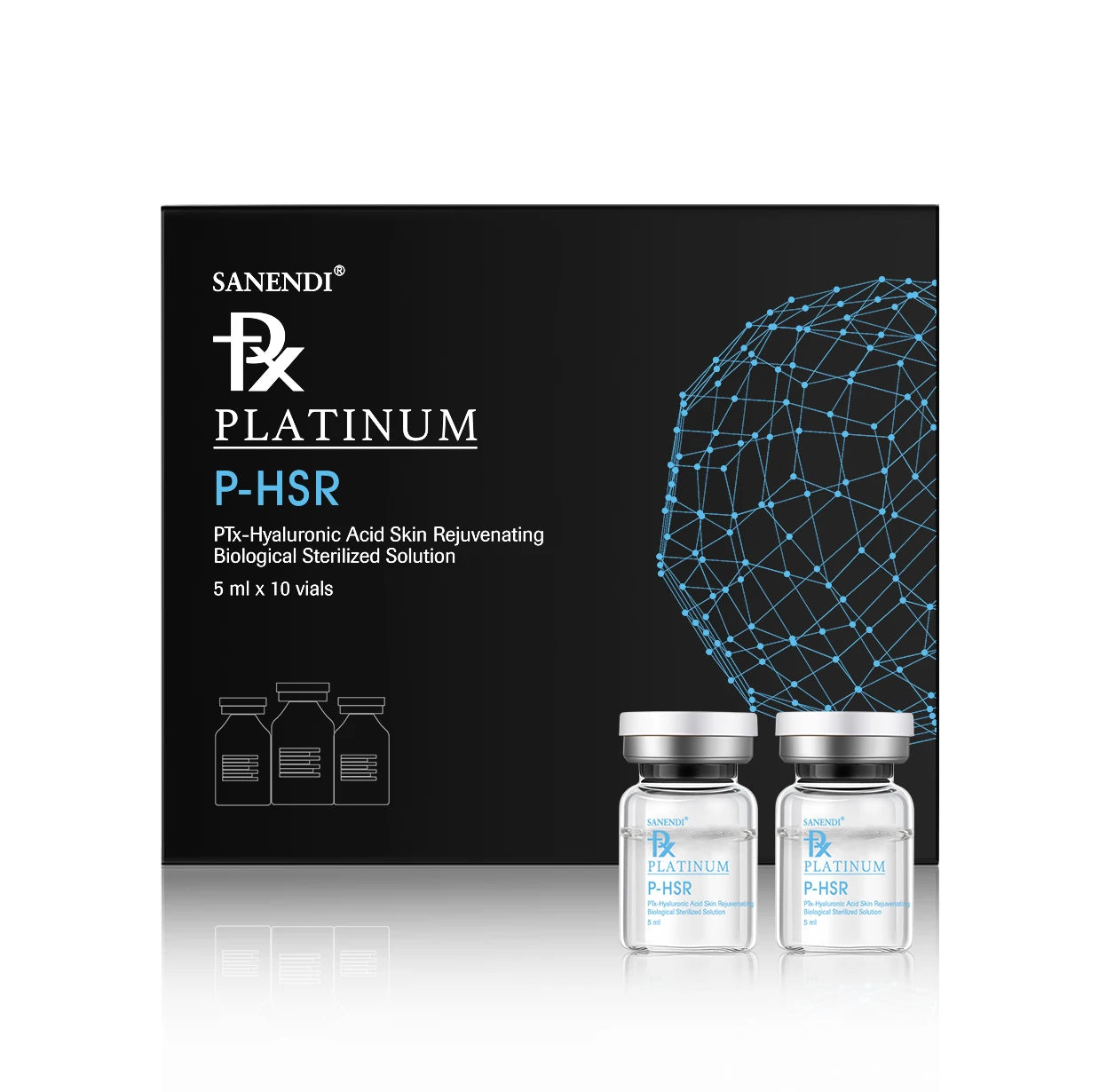 2025 New Korean Hyaluronic Acid Serum Anti-aging Moisturizing Skin Care Repair Essence 5MLx10Vials.