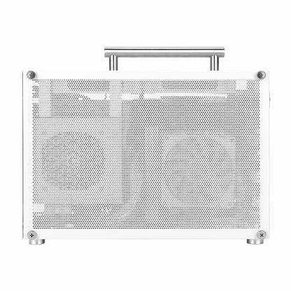 METALFISH T60 Mini ITX Black Case 9L With Acrylic Or Mesh Side Panel and Portable Handle Support SFX PSU/300mm GPU/2*120mm Fan.