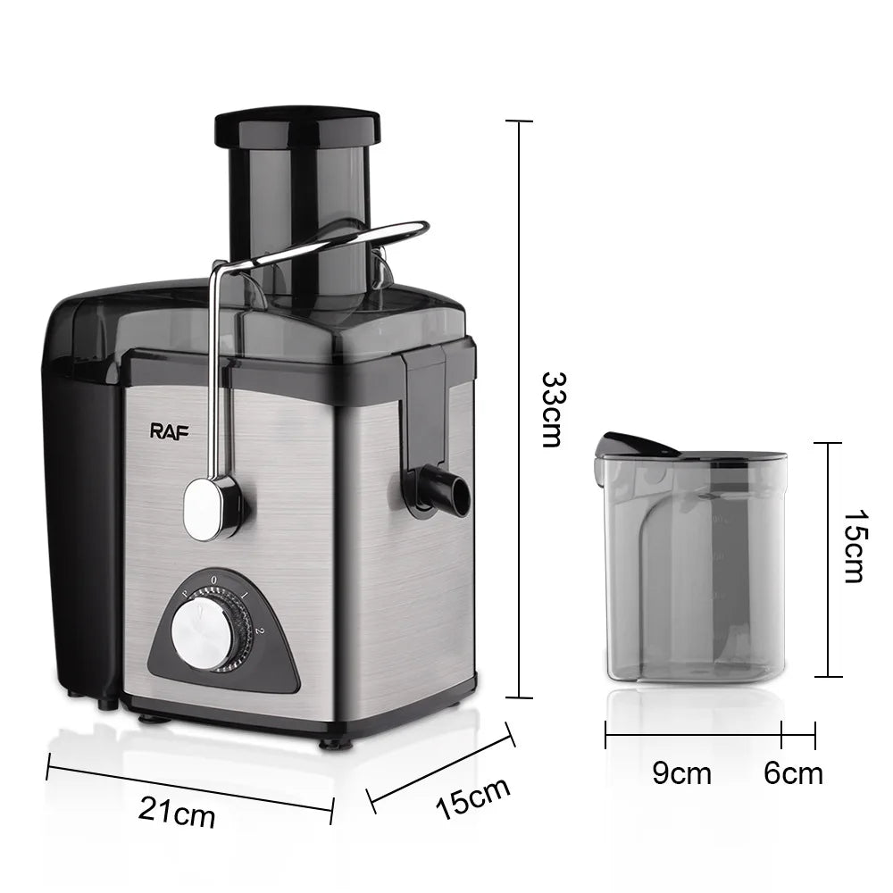 Centrifugal Juicer house house wide caliber electric juice machine resifdue separation vegtable Juicer Max Power W 1000 EU.