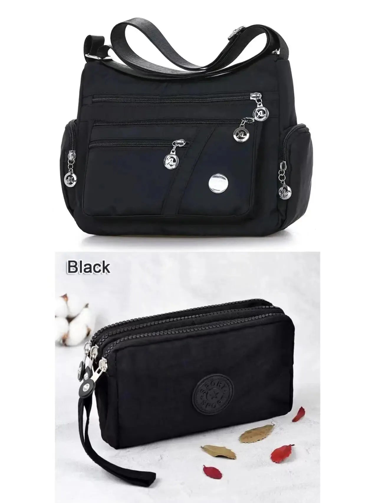 Women Nylon Waterproof Bag Messenger Bags For Lady Crossbody Large Capacity Travel Shoulder Bag Casual Handbags High Quality