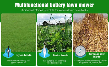 800 W elektrischer Rasenmäher, kabelloser Rasentrimmer, Gartenrasentrimmer, Rasentrimmer, Cutter, Elektrowerkzeuge für Makita-Akku