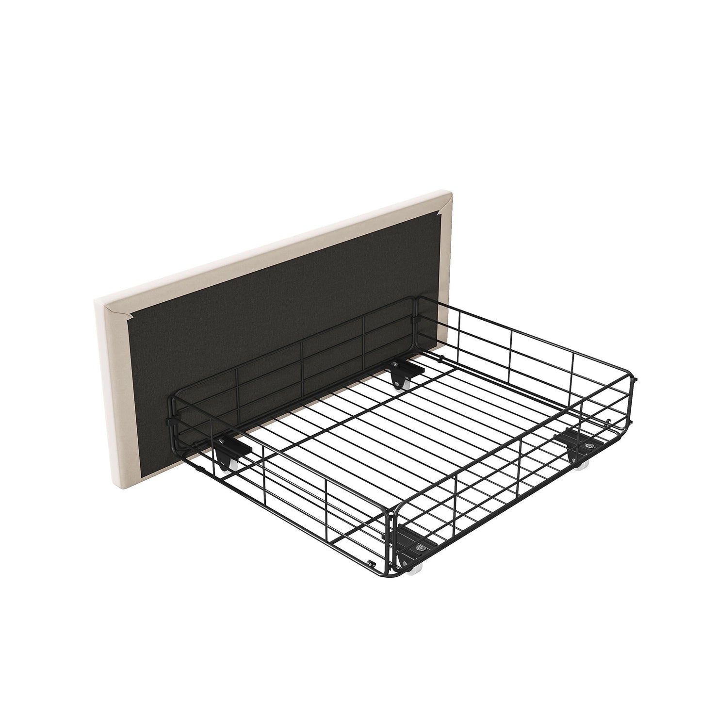 WoodenAura Polsterbett 160x200 cm mit LED-Beleuchtung, Doppelbett mit 4 Schubladen, Bett rahmen mit Lattenrost, keine Matratze