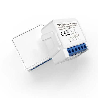 AVATTO Tuya WiFi Zigbee Smart Lichtschaltermodul, Neutralleiter/Keine Neutralleitersteuerung DIY Breaker Arbeit für Alexa, Google Home