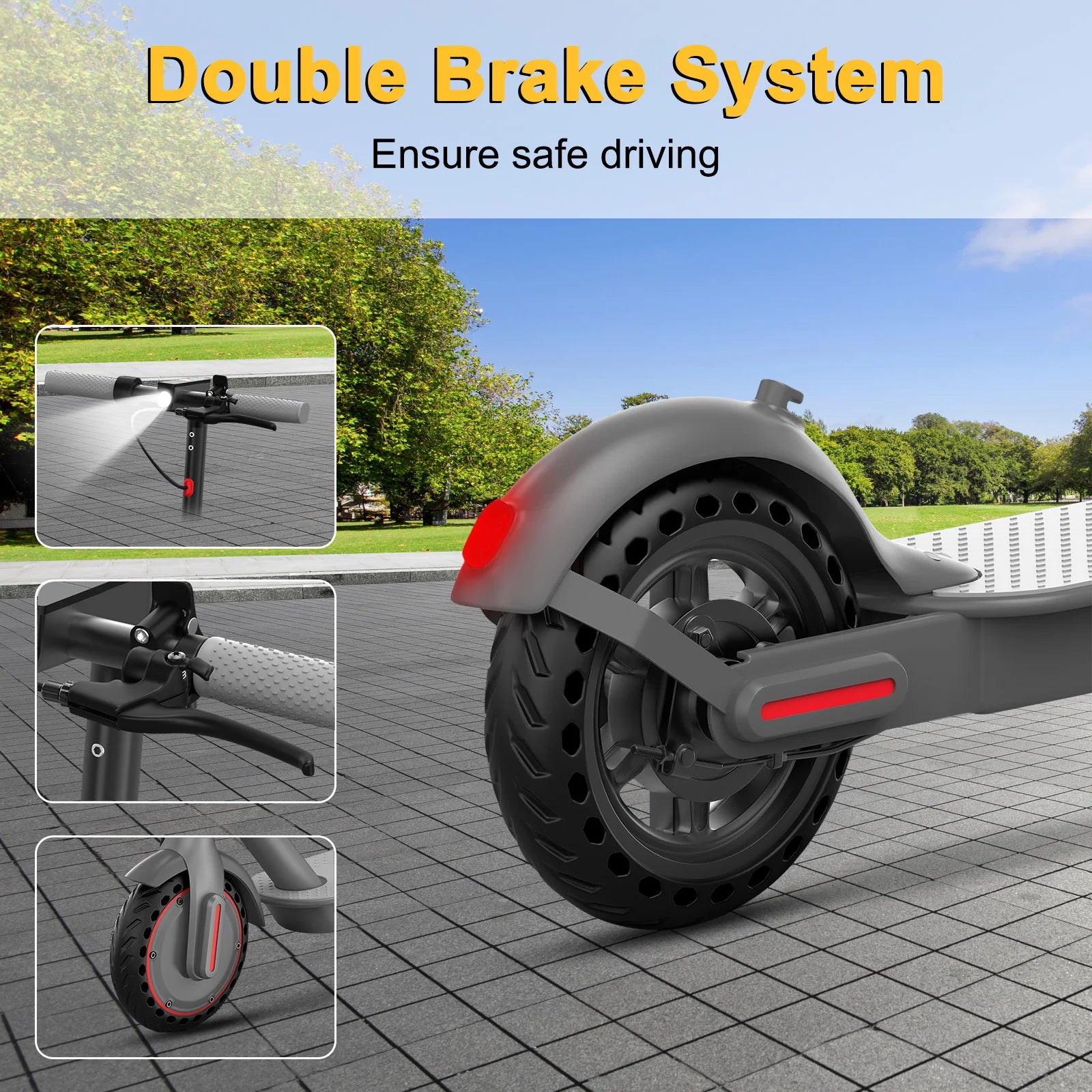 JUICEASE 2025 Solid Tire Electric Scooter 8.5/10 Inch 25/35KM Range Waterproof Escooter 31/35KM/H Fast Speed Scooter Electric.
