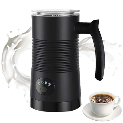 350ml Electric Milk Frother Milk Foam Machine for Coffee Latte 4 in 1 Hot and Cold Foam Maker Automatic Milk Frother Foamer.