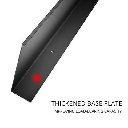 Matt Schwarz Wand Regal Bad Regale Bad Zubehör 30-50cm Moderne Küche Dusche Bad Lagerung Rack Großhandel Förderung