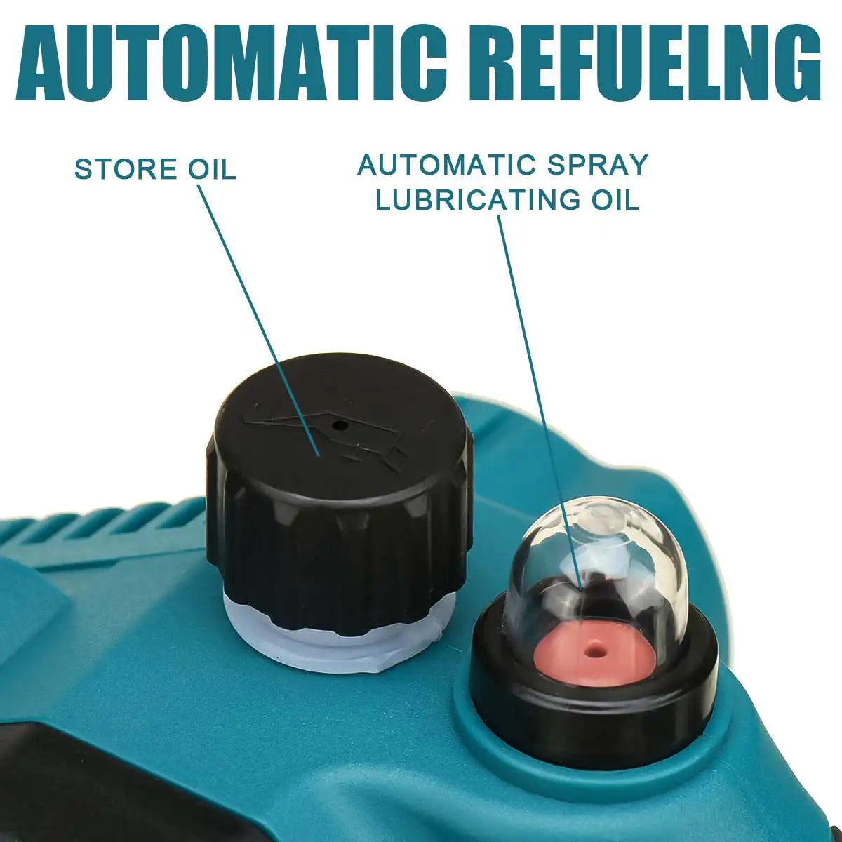 8 Zoll 3000 W kabellose elektrische Kettensägen, leistungsstarke Astsäge, Holzbearbeitung, Garten-Trimmsägen, Elektrowerkzeuge für Makita 18 V Akku