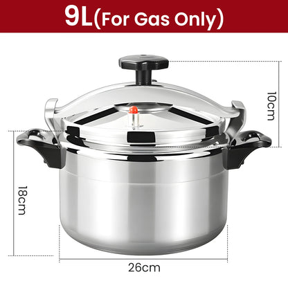 3L/7L Aluminum Pressure Cooker Multifunctional Pressure Cooker Gas Stove Household Restaurant Explosion-proof Pressure Cooker.
