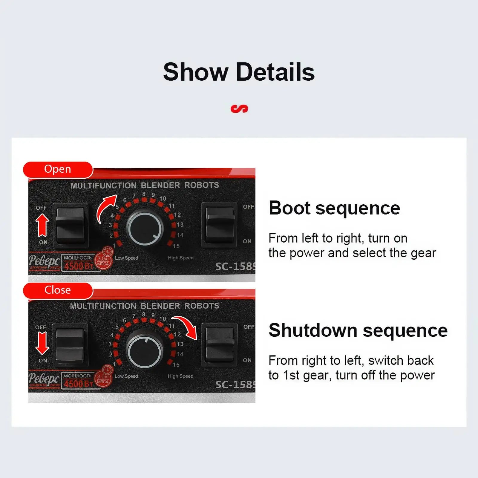 2-in-1 Powerful Blender Table Blenders Food Processor Ice Smoothies for Kitchen High Power Juicer Blender BPA Free.