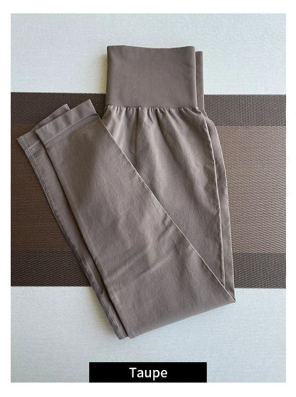 TKITK Solid Leggings Women Seamless Sports  Scrunch Bum Tights cycling shark pants Yoga shorts Gym navigation nv Workout wear.