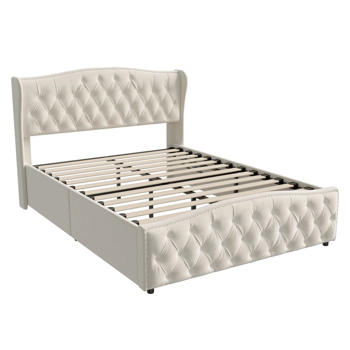 Rosahqnda hydraulisches Bett im modernen Stil, Stilvolles Doppelbett für Jugendliche, Kinder und Erwachsene, ohne Matratze