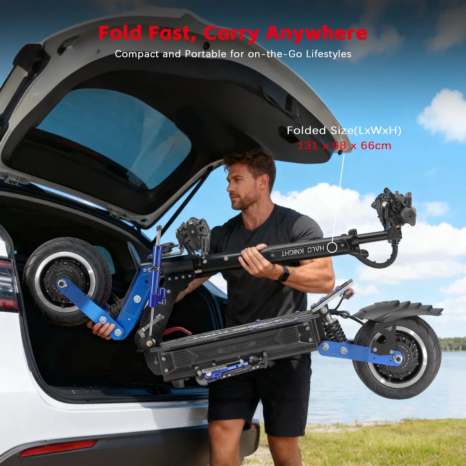 HALO KNIGHT T108Pro 6000W Adult Electric Scooter Dual Motor 95KM/H Fast E-scooter Foldable E Scooter 60V 38.4Ah Top Motorcycle.