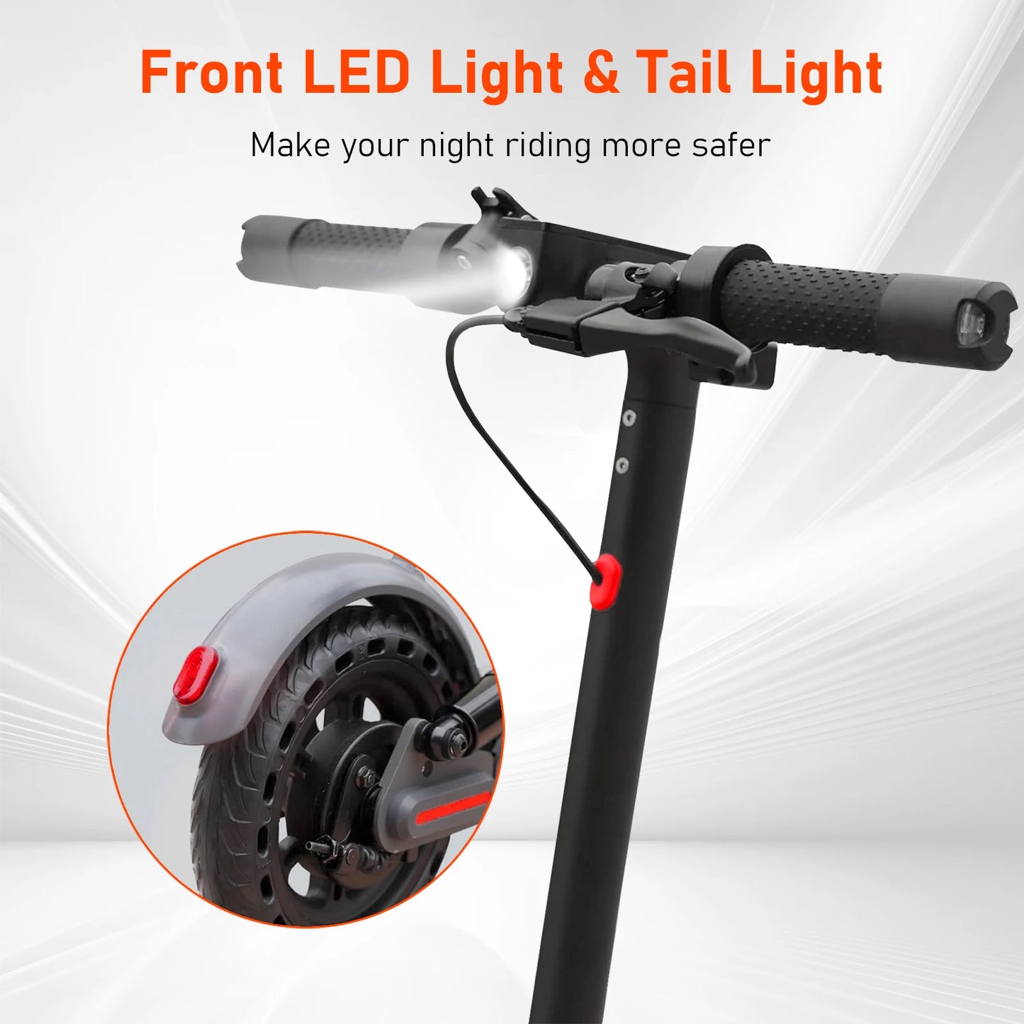 2025 New AOVOPRO Turn Signal Electric Scooter 350W 8.5 Inch Tire APP Smart Escooter 31KM/H 36V10.5AH Electric Scooter for Adults
