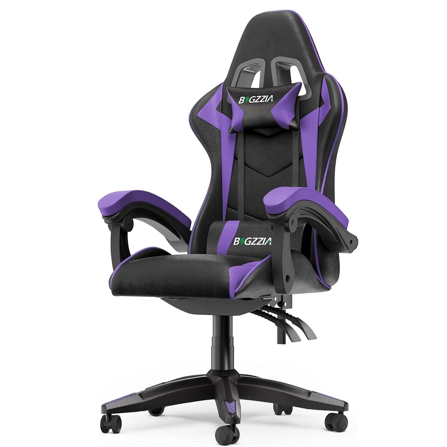 bigzzia Ergonomic Gaming Chair PC Chair Computer Chair Gaming Chair Breathable Office Chair with Cushion, Reclining Back Support