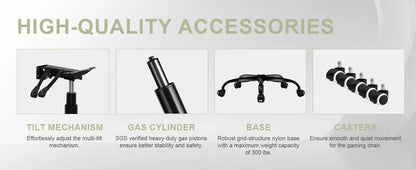 GTPLAYER Gaming Stuhl, Gamer Stuhl, Atmungsaktiver Bürostuhl aus Hochwertigem Stoff, Ergonomischer PC-Stuhl, Verstellbarer