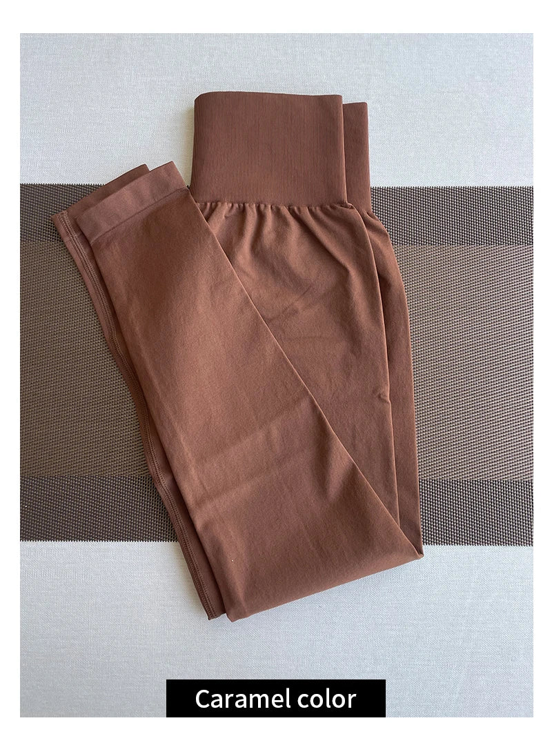 TKITK Solid Leggings Women Seamless Sports  Scrunch Bum Tights cycling shark pants Yoga shorts Gym navigation nv Workout wear