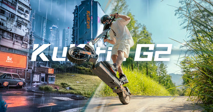 Kukirin G2 Foldable Electric Scooter 800W Brushless Motor 48V 15.6Ah Battery 10-inch Tire 45km/h Max Speed 55km Range.