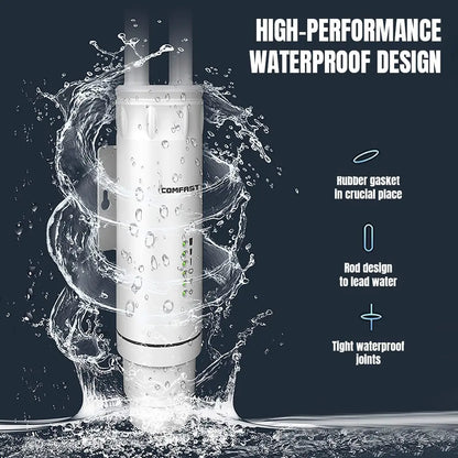 2*5dBi Antenna Long Range WiFi Base Station Amplifier High Power AC1200 Outdoor Access Point 2G&5G Omnidirection Router Repeater.