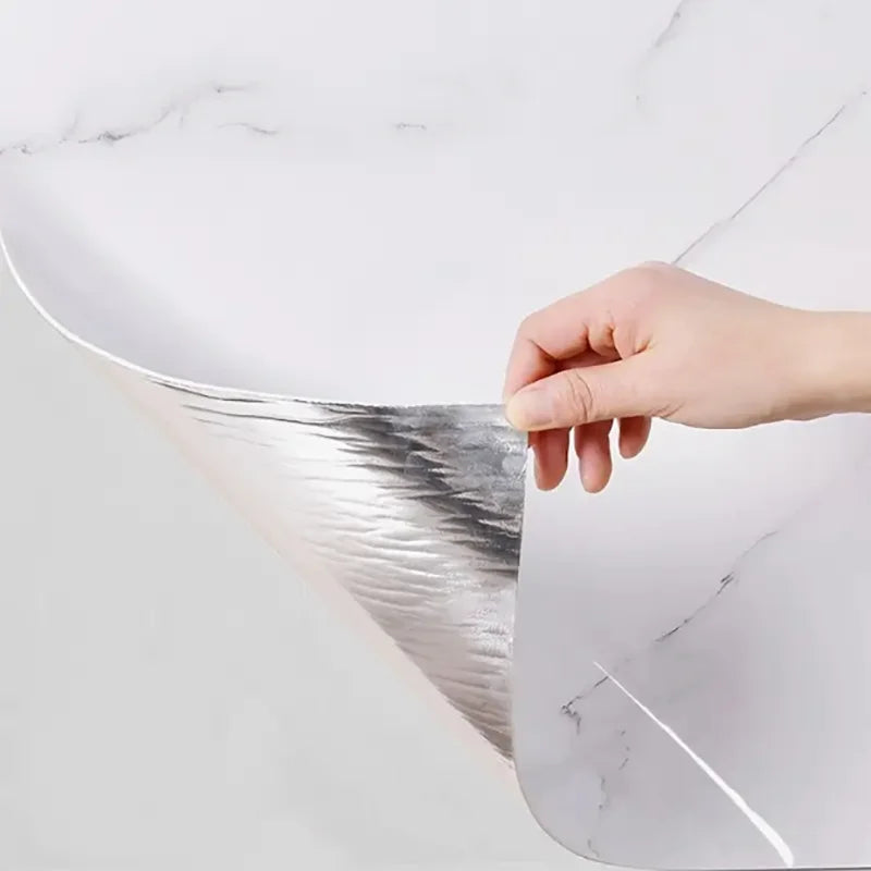 Self Adhesive Panels European style Wallpaper Waterproof and Washable Marble Wall Sticker on the Wall for Home Decoration