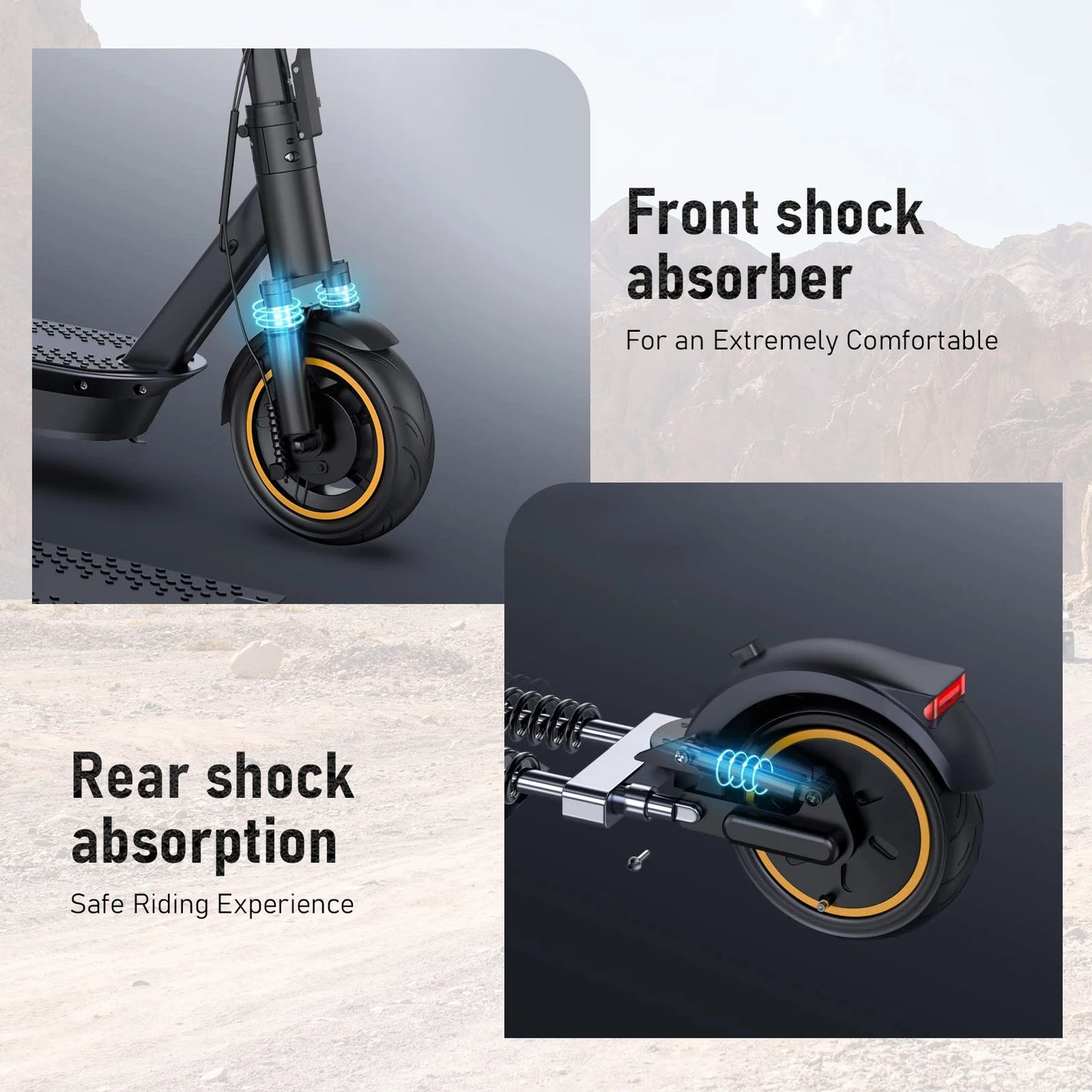 JUICEASE MAX4 Pro 800W Electric Scooter Smart APP 35-45KM Range Adults Electric Scooter Dual Shock Absorber Foldable Escooter.