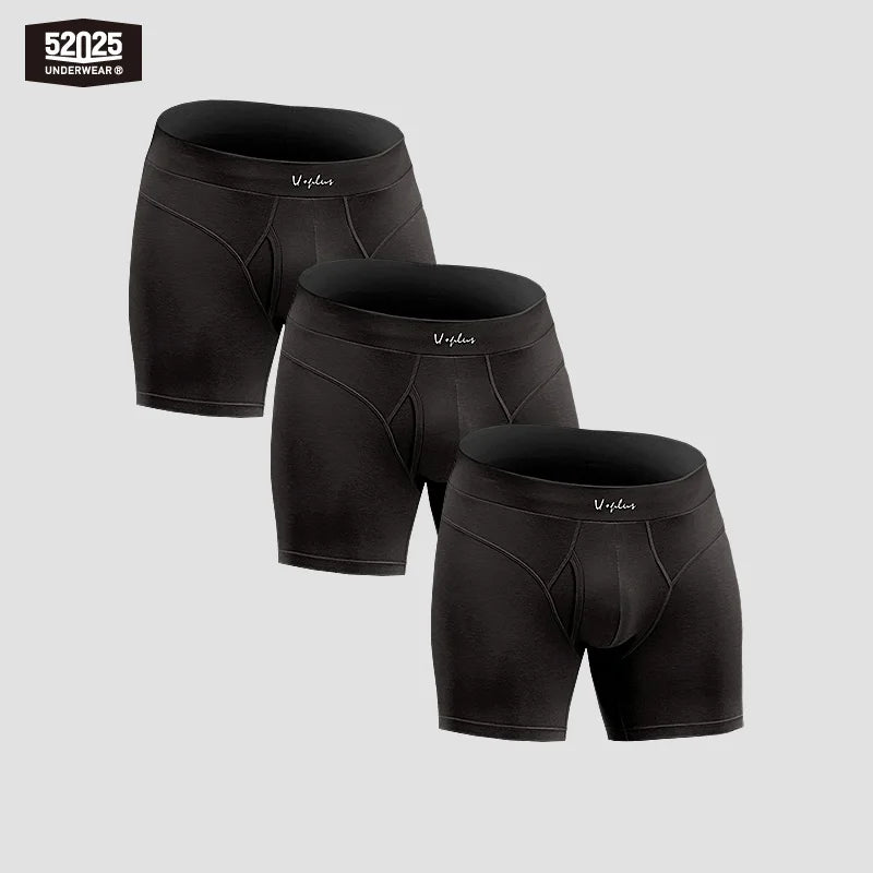 Hochwertige Herren-Boxershorts 52025 – weiche und bequeme Boxershorts aus Baumwollmodal. Ultimativer Komfort und Stil mit langen Boxern