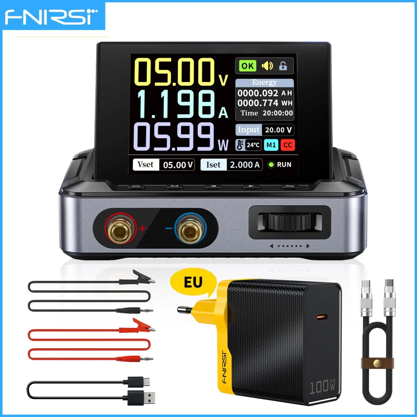FNIRSI DPS-150 Laboratory DC Power Supply CNC Adjustable 30V 5A Digit Display Mini Portable Regulator Switching Power Supply