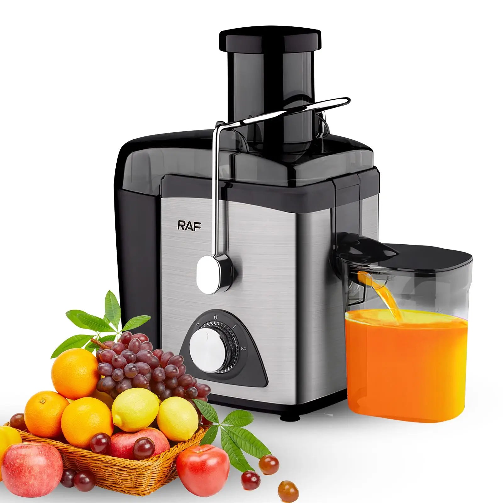 Centrifugal Juicer house house wide caliber electric juice machine resifdue separation vegtable Juicer Max Power W 1000 EU.