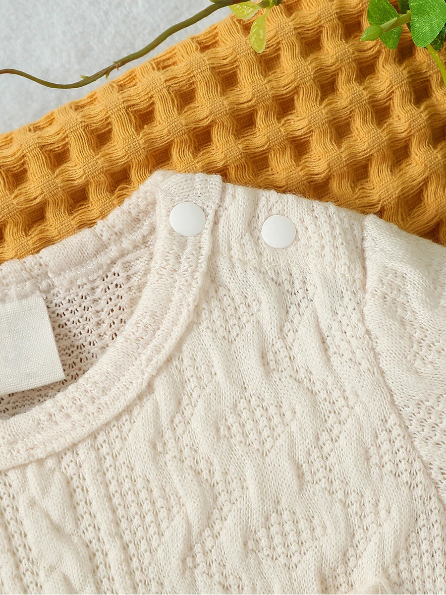 Baby Sommer Unisex Kurzarm Solide Mit Tasche Adrette Casual Overall Body.