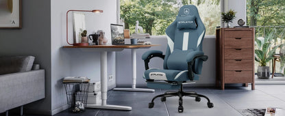 GTPLAYER Gaming Stuhl, Gamer Stuhl, Atmungsaktiver Bürostuhl aus Hochwertigem Stoff, Ergonomischer PC-Stuhl, Verstellbarer