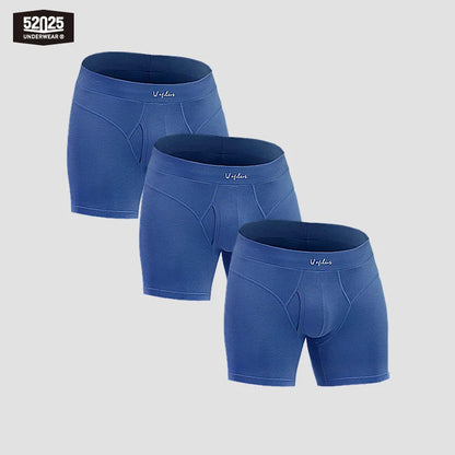 Hochwertige Herren-Boxershorts 52025 – weiche und bequeme Boxershorts aus Baumwollmodal. Ultimativer Komfort und Stil mit langen Boxern