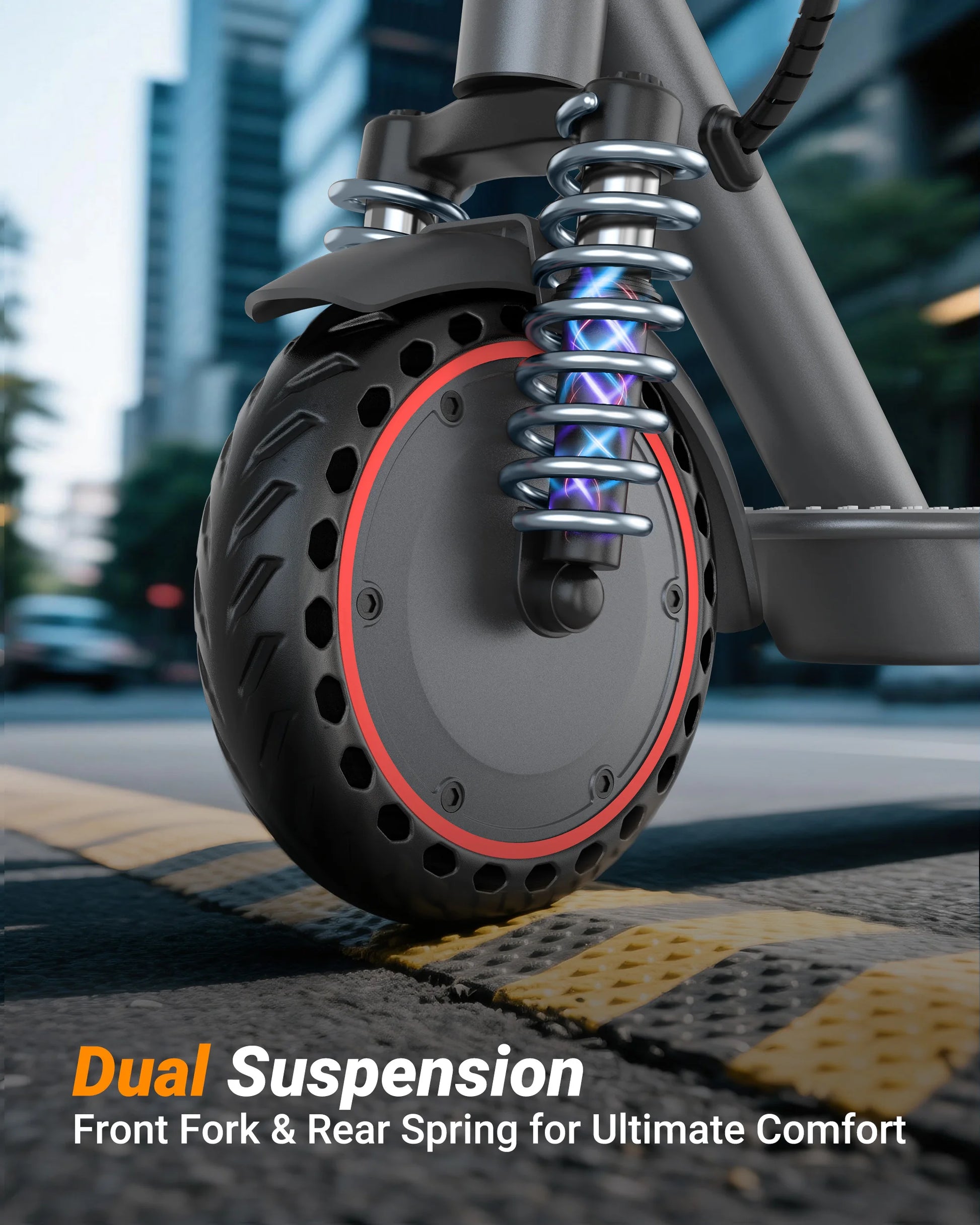 JUICEASE 2025 Solid Tire Electric Scooter 8.5/10 Inch 25/35KM Range Waterproof Escooter 31/35KM/H Fast Speed Scooter Electric.