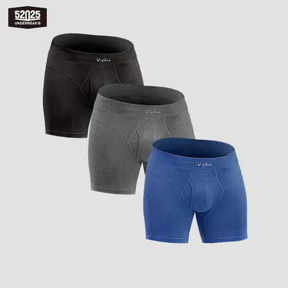 Hochwertige Herren-Boxershorts 52025 – weiche und bequeme Boxershorts aus Baumwollmodal. Ultimativer Komfort und Stil mit langen Boxern