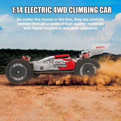 WLtoys 144010 144001 75KM/H 2.4G RC Car Brushless 4WD Electric High Speed Off-Road Remote Control Drift Toys for Children Racing