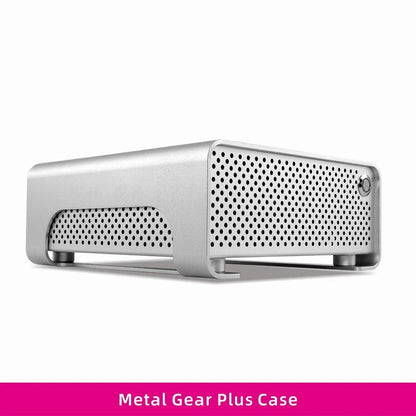 METALFISH MetalGear Plus Aluminum Mini HTPC Case Mini ITX Cases Computer Gaming PC Desktop Case Support DC ATX PSU