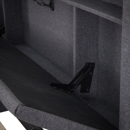 WoodenAura Polsterbett 160 x 200 cm, Bettgestell, Doppelbett mit höhenverstellbarem Kopfteil, Stoffbettgestell mit Lattenrost