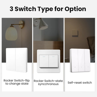 AVATTO Tuya WiFi Zigbee Smart Lichtschaltermodul, Neutralleiter/Keine Neutralleitersteuerung DIY Breaker Arbeit für Alexa, Google Home.
