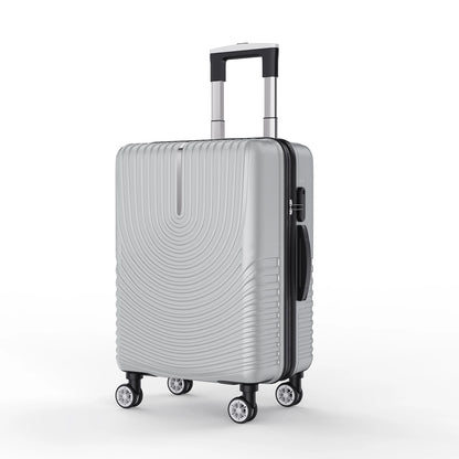 3-teiliges Reisekoffer-Set, abs Hartsc halen wagen mit Schloss, Griff gepäck mit Spinner rädern und Teleskop griff.