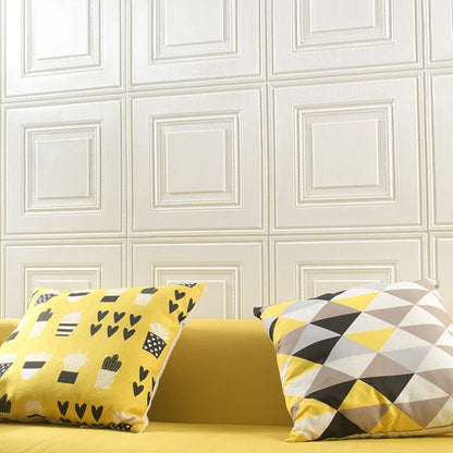 70cm*70cm 3D Room Decor Warm Decoration Self-adhesive Wall Stickers Foam Waterproof Anti-collision Wallpaper Ceiling Background