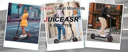 JUICEASE E1 Pro Electric Scooter 350W Motor 500W Peak Power Folding Electric Kick Scooter 36V7.8AH 5.2 Chips 25KM Range EScooter.