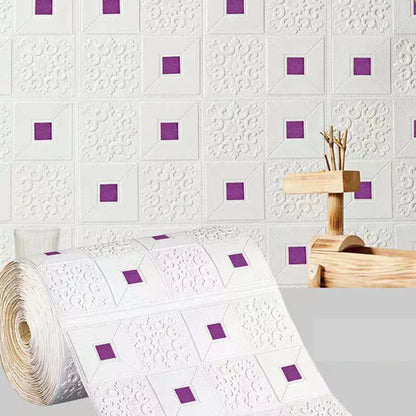 Pvc Brick Pattern Self-adhesive Wallpaper DIY Room Decor 1-10pcs 70cmX1m Waterproof Wall Stickers 3D Modern Home Decoration