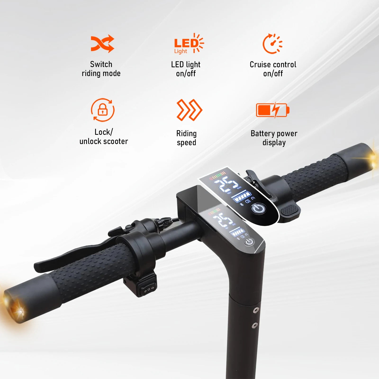 2025 New AOVOPRO Turn Signal Electric Scooter 350W 8.5 Inch Tire APP Smart Escooter 31KM/H 36V10.5AH Electric Scooter for Adults.