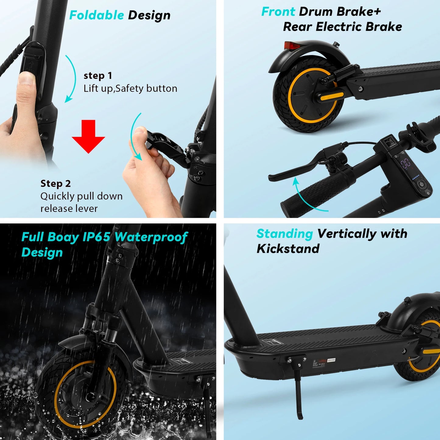2025 New JUICEASE 7.8-14.5AH Electric Scooter 31/35KM/H 25-45KM Ultra Long Range Smart Aovopro APP Electric Scooter 350/1000W