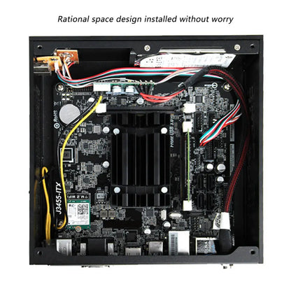 HTPC ITX Case Mini Chassis Computer Aluminum Steel Plate Case Desktop Case Gamer PC Case Gaming Computer Case.