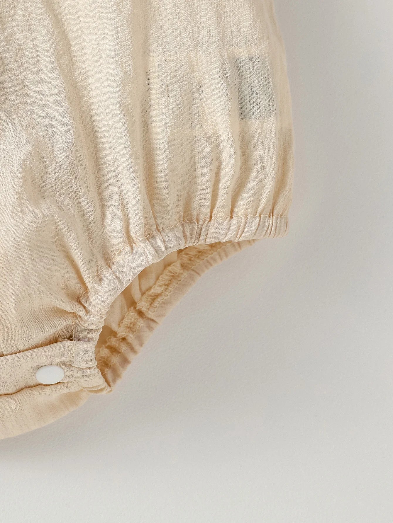 Baby Solid Jungen Kurzarm Button Up Kragen Body Sommer Alltag Overall.