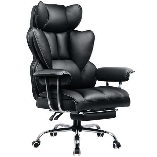 GTPLAYER Gaming Stuhl, Gamer Stuhl, Ergonomischer Bürostuhl mit Fußstütze, Stoffoberfläche, Federsitzkissen, Gaming Chair