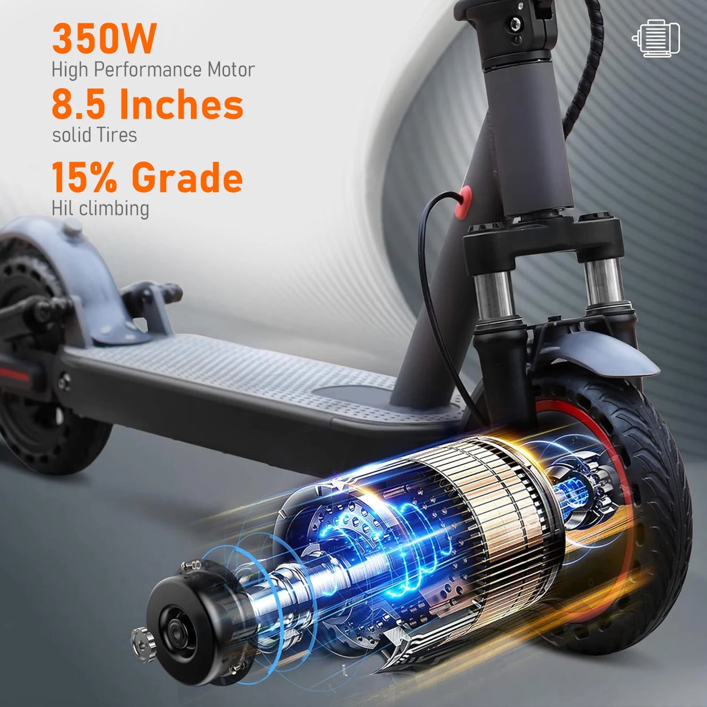 2025 New AOVOPRO Turn Signal Electric Scooter 350W 8.5 Inch Tire APP Smart Escooter 31KM/H 36V10.5AH Electric Scooter for Adults.