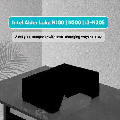 2024 Magic Multi-function Drawing /3D Printing/DIY/Soft Router Mini Pc 12th Gen Intel i3 N305 N100 Four Display 2*HDMI DP Type-C.