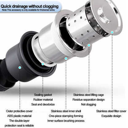 304 stainless steel sink, single-sink sink, household vegetable-washing sink, under-sink sink, large single sink, kitchen water